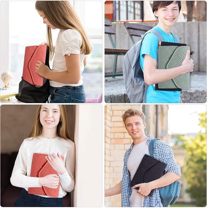 APLUFINE Reusable Book Cover with Magnet Closure - Adjustable Book Sleeve for Book Lovers Gift - Book Protector for Paperback -Book Covers for Hardcover - Book Pouch - Book Carrier