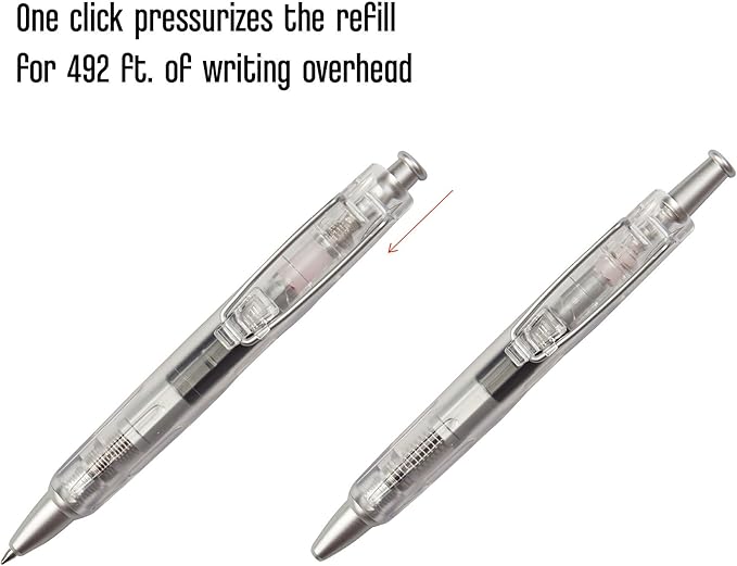 Tombow 56069 AirPress Ballpoint Pen, Clear, 1-Pack