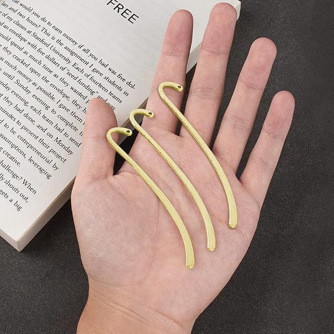 20Pcs Metal Bookmark Hairpin Beading Vintage Bookmark with Hook Alloy Retro Jewelry Making Charms for Crafting Adults Teachers Daily Reading Reading and Enthusiasts Gifts
