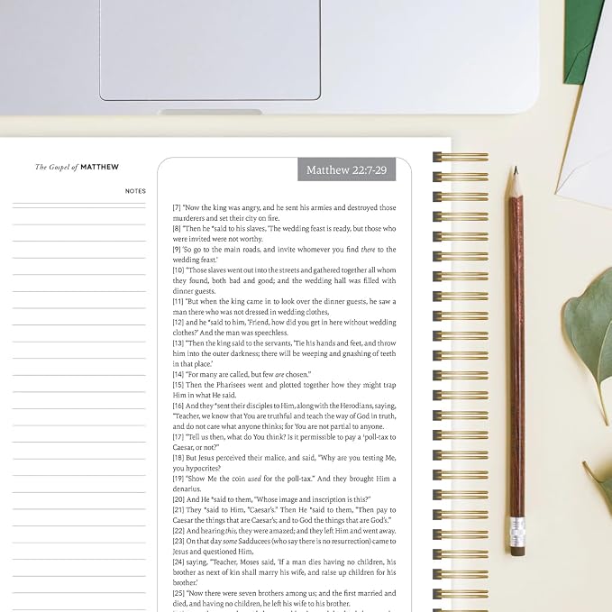 Spiral Bible® NASB New Testament (Hardcover) | New American Standard Bible 2020 | Spiral Bound Journaling | Wide Margin, Lay Flat Bible for Notes and Study