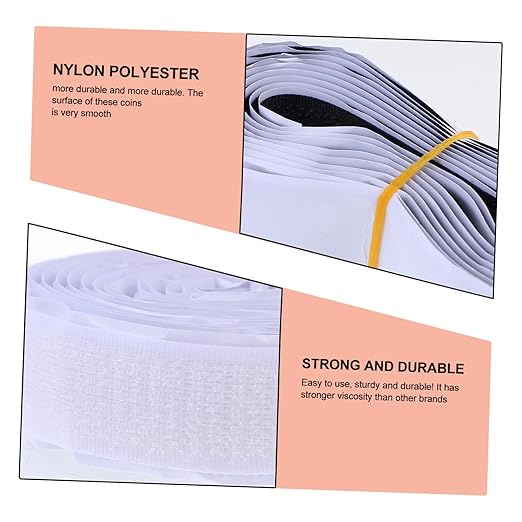 4set Strong Back-Glue Self-Adhesive Tape Double-Sided Fixing Strips for Daily Organizing Durable and Practical Adhesive Hook Strap for Home Office and DIY Projects