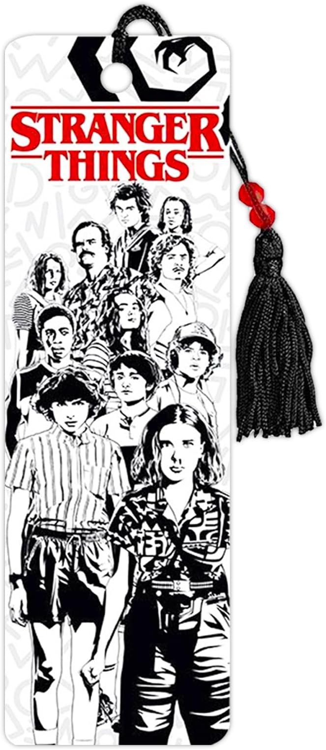 Stranger Things Bookmark Set - Bundle of 8 Collectible Magnetic Bookmark Page Clips Featuring Eleven and More | Stranger Things Merch & Accessories