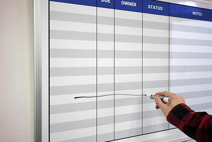 Task List Whiteboard 36" x 24"