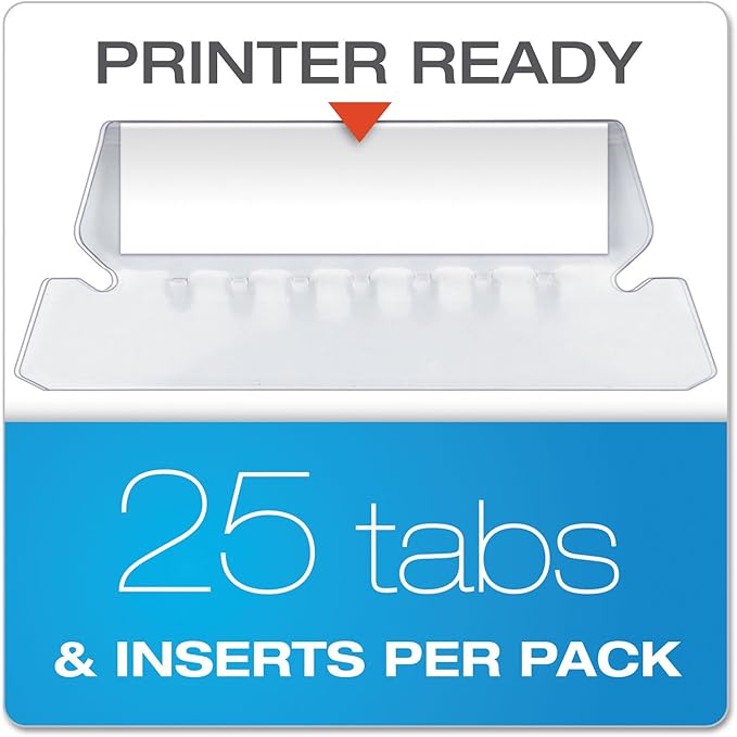Pendaflex Reinforced Hanging File Folders, Letter Size, 1/5 Cut, Assorted Jewel-Tone Colors, 25/BX (4152 1/5 ASST2)