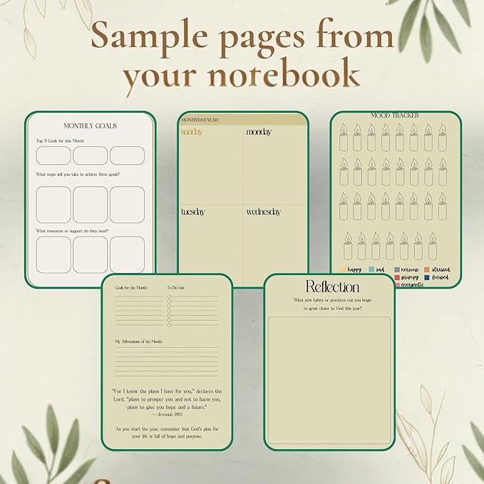 Faith-Based Daily Planner For School College: Organize Your Life with Monthly Devotional Healthy Habit Trackers and Goal Setting Tools