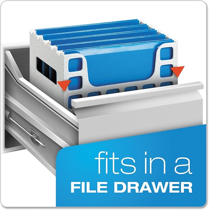 Pendaflex 23054 Desktop File w/Hanging Folders, Letter, Plastic, 12 1/4 x 6 x 9 1/2, Granite (PFX23054)
