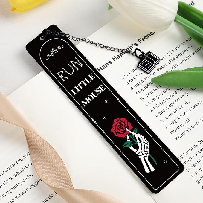 Dark Romance Bookmarks Gifts - Funny Spicy Bookmarks for Women Friends Girls Romance Gothic Gag Book Marks for Book Lovers Reader Bookworm Halloween Thanksgiving Christmas Birthday Gifts
