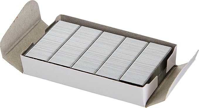 Rapid 24/6mm Standard Staples, for Stapling up to 20 Sheets, Use with Desktop and Electric Staplers, Galvanised Wire, Box of 1000, 24855600