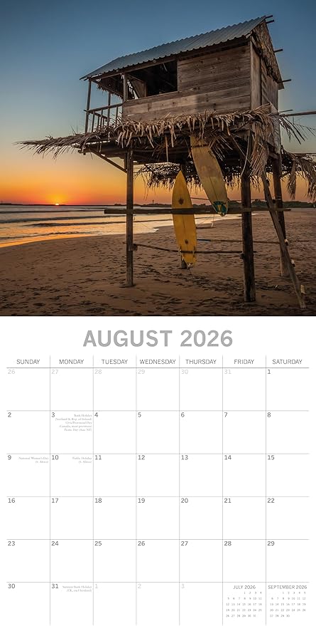 The Gifted Stationery 16-Month Square Wall Calendar - Artistic Imagery & 2026 Wall Planner - 2026 Calendar & 2026 Planner - With 180 Reminder Stickers - 12 x 12 in - Sept 2025-Dec 2026