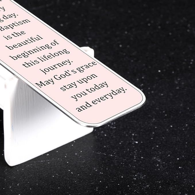 Baptism Gifts for Teen Girl Women 2026 - Christian Bookmarks Baptism Gifts for Girls 8-10, Religious Bookmarks Catholic Baptismal Christening Gift for Girls, Easter Basket Stuffers for Teens Adults
