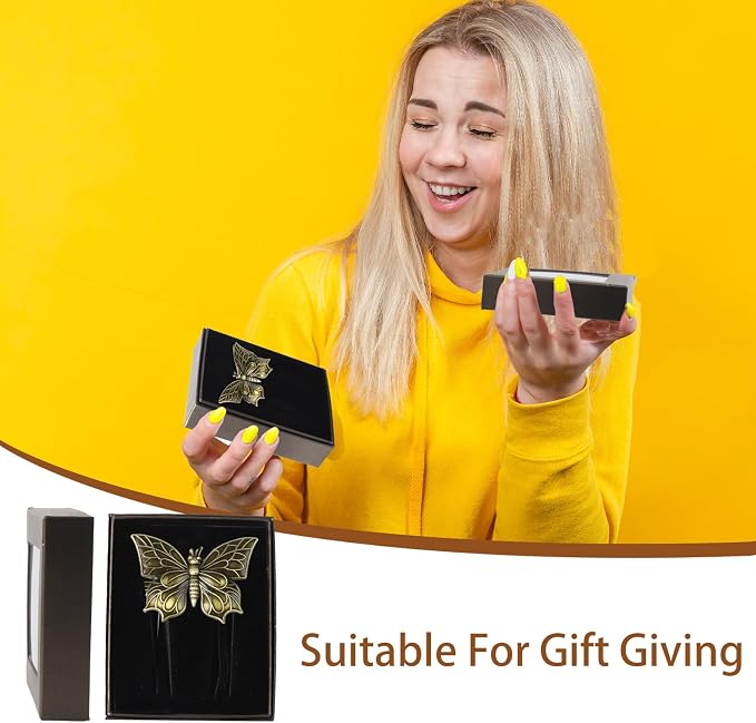 Book Page Holder Journal Clips Book Clip Vintage Book Clips Butterfly Book Clips to Hold Book Open Free Your Hands Metal Bookmark Clip Gifts for Book Lovers Readers Writers Butterfly Ornament
