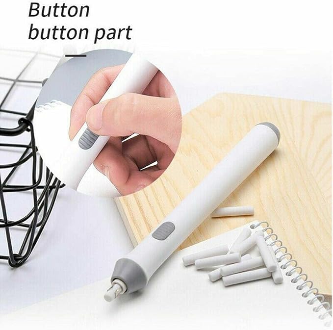 Electric Eraser, Electric Erasers for Office Supplies Writing Correction with 22 Refills, Electric Eraser Kit for Drawing, Art, Painting, Sketching