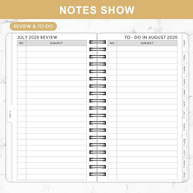 Pocket Planner 2026-2029 - 3 Year Planner/Calendar 2026-2029, July 2026 - June 2029, 6.2” x 4”, 3 Year Monthly Planner 2026-2029, 36 Monthly Tabs, Double-side Pocket, Holidays, Thick Paper
