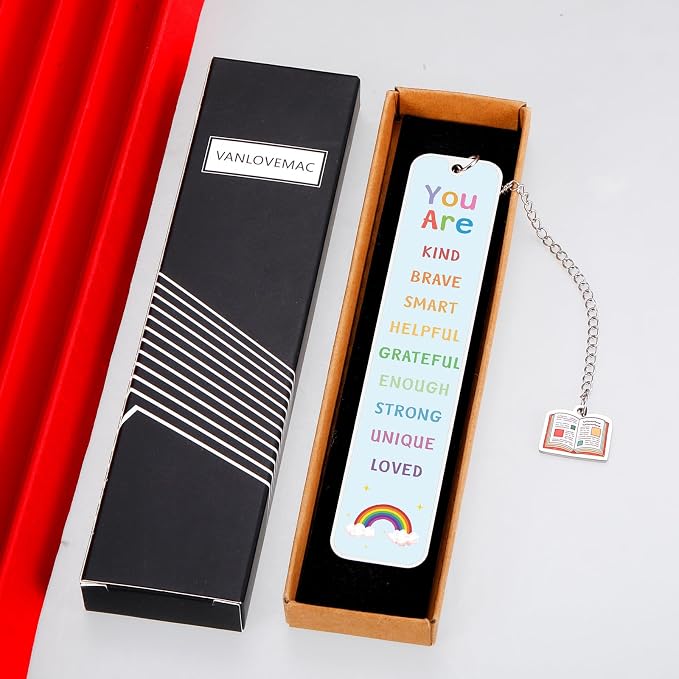Bookmarks for Kids, Back to School Gifts for Students, Book Marks for Reading Kids, 5th 8th Grade School Supplies for Boys, Kindergarten Middle School High School College Dorm Room Essentials for Guys