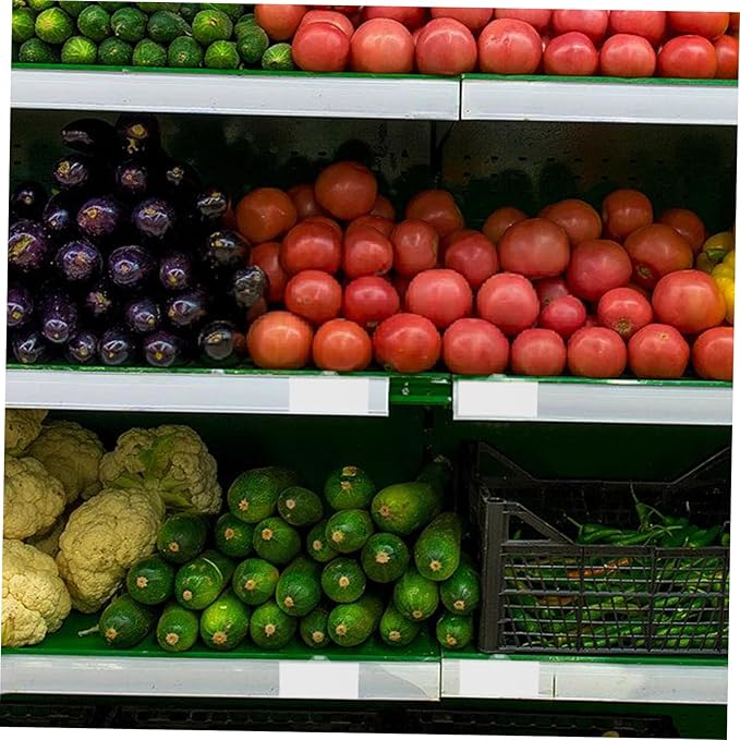 20pcs Plastic Wire Shelf Label Holders for Supermarket Convenience Stores Easy Install Wire Tags Retail Display