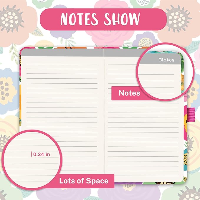 2026-2029 Pocket Planner/Calendar - 3 Year Monthly Planner 2026-2029, July 2026 - June 2029(36 Months), 6.3" x 3.8", Monthly Pocket Calendar with Elastic Closure, Pen Hold, 60 Notes, Perfect for Purse