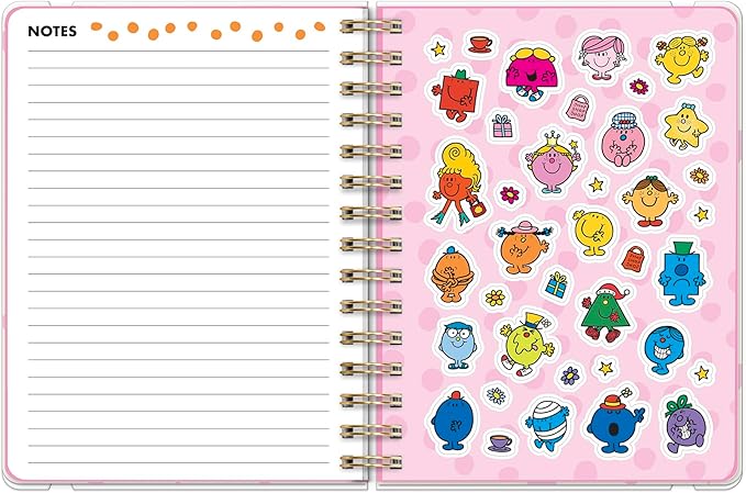 Orange Circle Studio 2026 Planner, Little Miss Organized, Deluxe Compact Flexi Planners, Bound Weekly & Monthly Planner Organizer For School or Work, with Stickers & Notes Pages