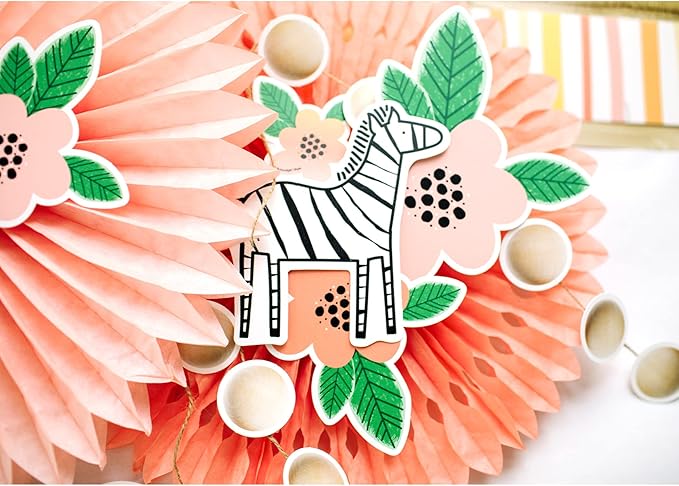 Schoolgirl Style Simply Safari Animal Cut-Outs—Accents for Nursery Wall Decor, Locker Decorations, Bulletin Board Decorations, Crafts, Homeschool or Classroom Décor (36 pc), (120628)
