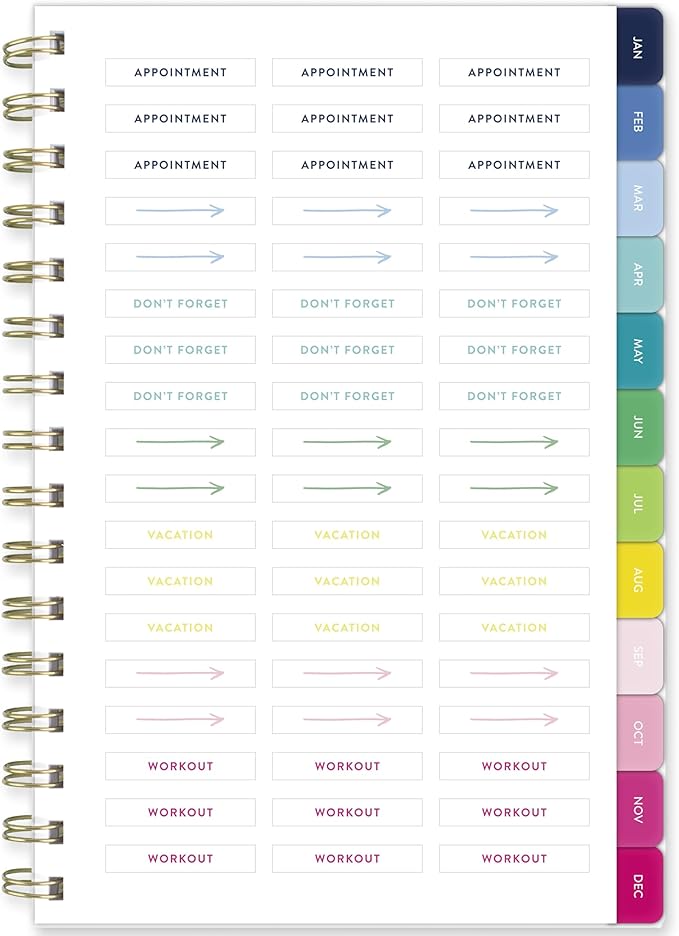 AT-A-GLANCE 2027 Planner, Simplified by Emily Ley, Weekly & Monthly, 5.5" x 8.5", Camp Gingham (EL58-201-27)