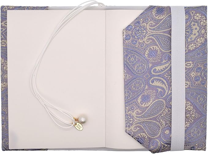 BLBMH A6 Book Cover 4x6 Plus | Non-Stretch Fabric Sleeve with Bookmark | Handmade Washable Protector for Paperback Bible Notebook | Gift for Women Readers - HY Purple 6" +