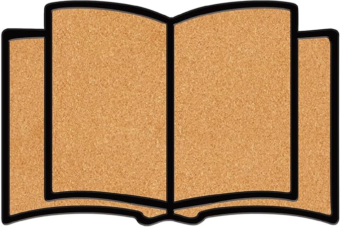 CRASPIRE Book Pin Cork Board 11.8x7.87In Framed Bulletin Display Badge Wooden Saddle Brown Wall Mounted Memory Memo Brooch Lapel Pin Holder Storage for Home Office School Classroom Wedding Decoration