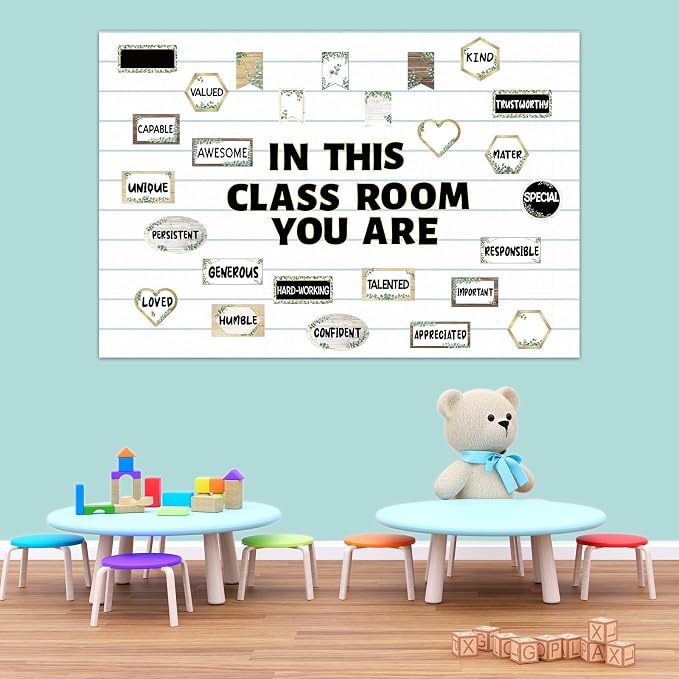 Qyeahkj Lined Bulletin Board Paper Roll Notebook Bulletin Board Background Paper Fade Resistant Blue White Classroom Decoration Poster Art Craft Home Wall Education Decoration Supplies 17.7in x 20ft