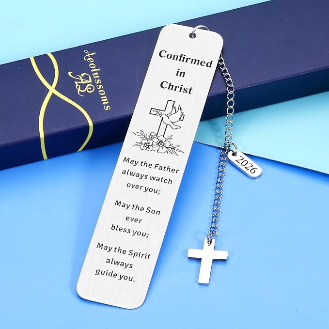 Confirmation Gifts for Teenage Boys Girl 2026 Confirmation Gifts for Boys Teen Girls Confirmed in Christ Christian Bookmark Faith Based Gift for Women Men Religious Easter Basket Stuffers for Tween