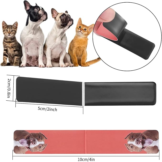 Cute Dog & Cat Puppy Animal Page Markers: 30-Pcs Magnetic Bookmarks for Students, Teachers, School, Home or Office Reading