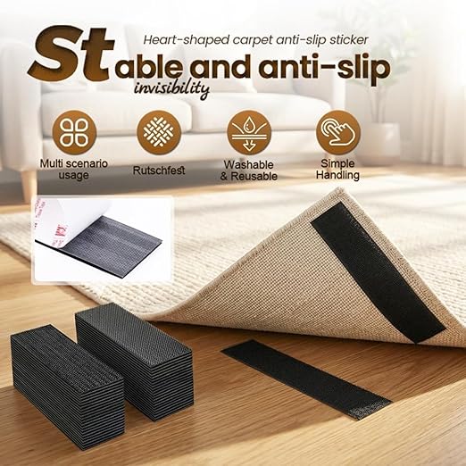 20 Pairs Heavy Duty Hook and Loop Tape, Strong Self Adhesive Interlocking Strips, No Drill Damage-Free Fasteners for Home Office Car (White) (Round 1.97in 20pcs)