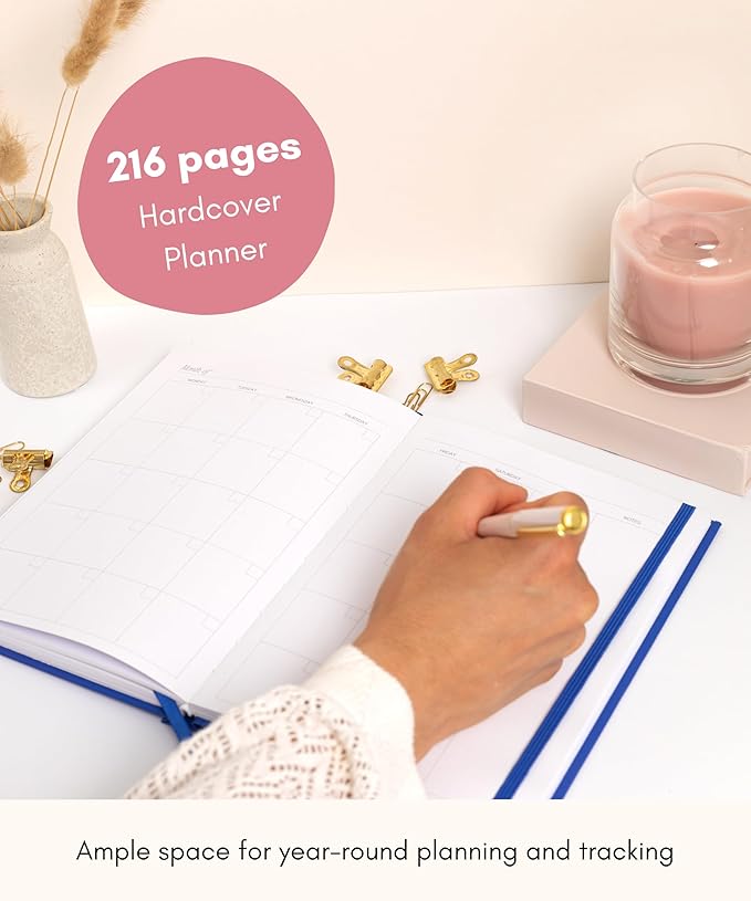 Lamare Academic Planner 2026 College Essentials – Undated Weekly College Student Planner for Homeschool, High School, College & Nursing Students