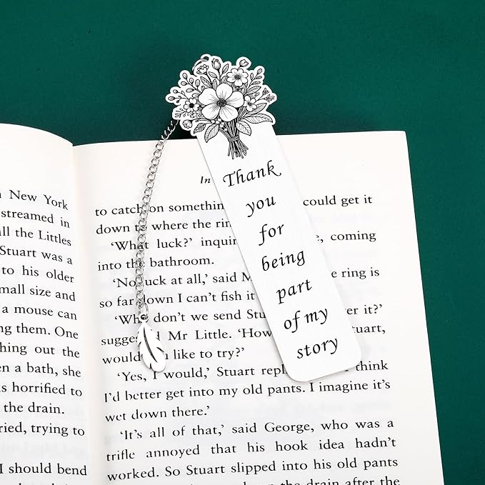 Thank You Gifts for Women Men End of School Teacher Thank You for Being Part of Story Bookmark Teacher Appreciation Gift Retirement Birthday Off to College Welcome Back to School First Day Christmas