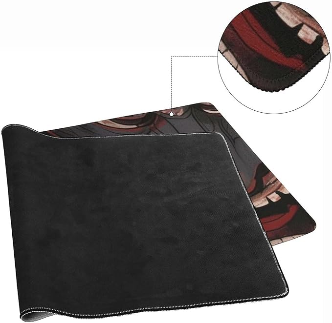 Large Mouse Pad Gaming Mousepad Japanese Fantasy Female Samurai Anime Girl Desk Mat for Keyboard and Mouse Mat Non-Slip Rubber Desk Pad 40x90cm, Style