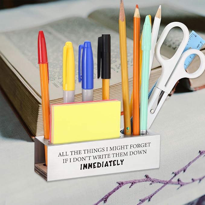 Funny Office Desk Organizer, Pencil Holder for Coworkers and Boss, Sarcastic Work Decor for Employees, Workplace Humor Gift, Funny Office Pencil Holder for Desk SD281