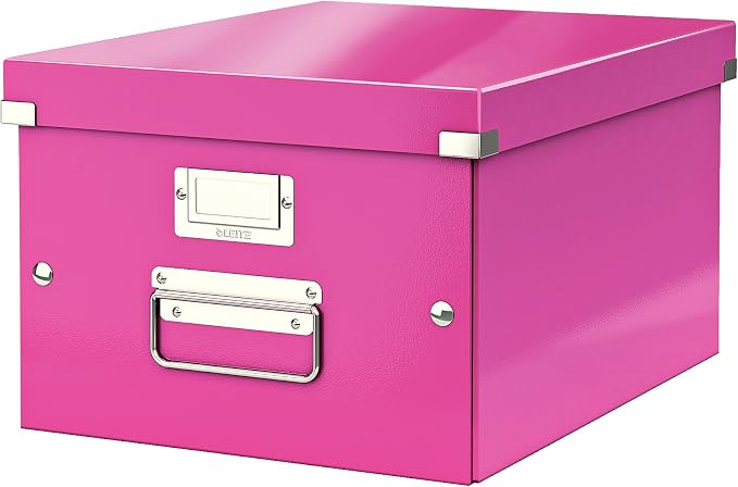 Leitz A5 Storage Box, Click and Store Range 60430001 - Small, White Storage Box A4