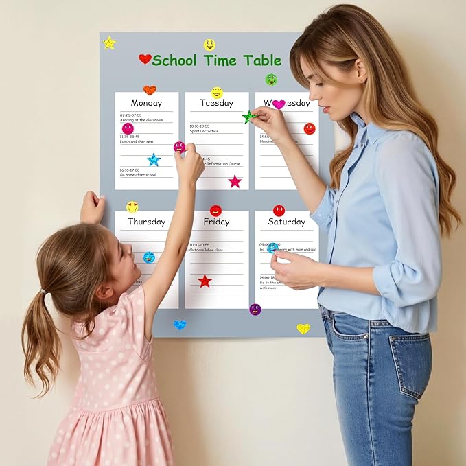 1980 Pcs Star Stickers for Kids Mini Stickers Foil Stickers for Kids Reward, Behavior Chart, Student Planner and School Classroom Teachers UonBexj