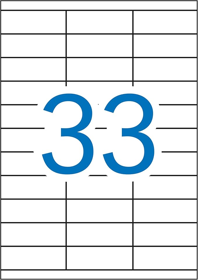 APLI 10 Sheets 70.0 x 25.4 mm Permanent Labels 12924