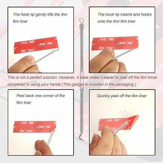 3M Clear Double Sided Tape Heavy Duty Made of VHB 4905 3/4 inch x 10 ft, Ultra Thin Strong Adhesive for Electronics, Glass, Automotive Emblem Mounting