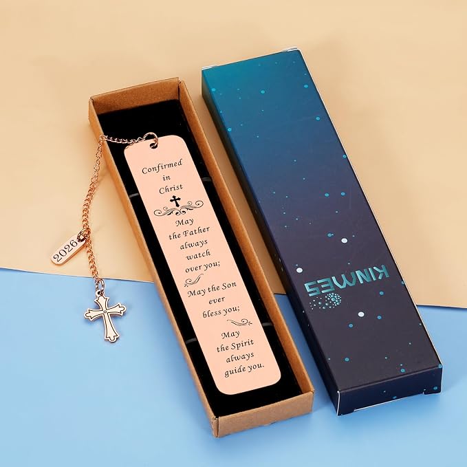 Confirmation Gifts for Teenage Girls Boys, Catholic Confirmation Gifts Bookmark for Teen Girls Boys, Confirmation Sponsor Gifts for Women Men, First Communion Gifts for Teens, Easter Gifts for Teens
