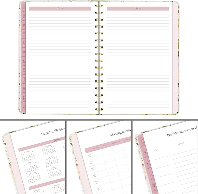 Cambridge Planner 2026-2027 Weekly & Monthly Academic 12-Month July-June, 5-1/2" x 8-1/2", Pen+Pillar, Pollinator (PP24-200A)