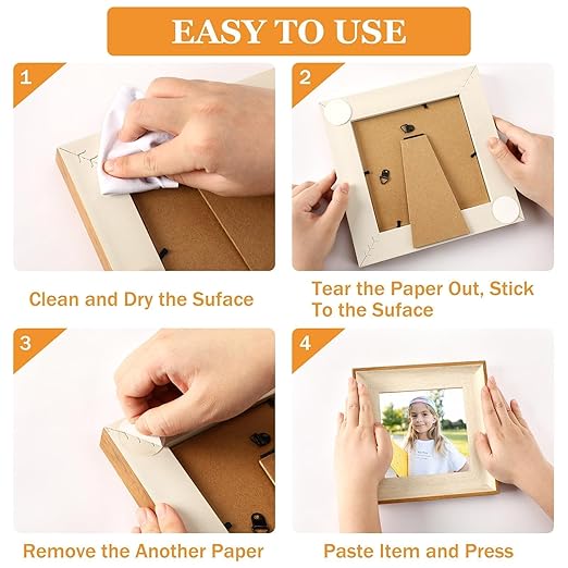 JANYUN 280 Pcs Double Sided Sticky Dots Removable Square Putty Clear Double Sided Tape for Crafts No Trace Sticky Tack Adhesive Tape (Square 20 mm)