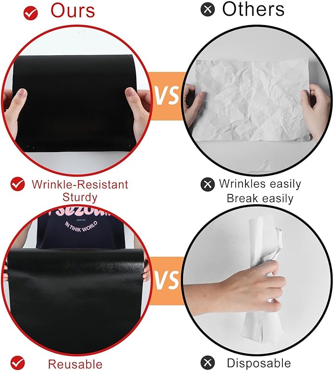Black Bulletin Board Roll Reusable Waterproof Erasable Bulletin Board Fade Resistant Wrinkle Resistant Poster Non-Woven Fabric Bulletin Board Roll for Classroom Decor Wrapping Crafts（15.7" x 39ft）