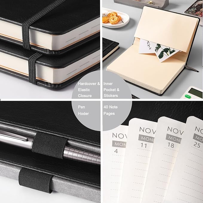 2026-2027 Planner - 2026-2027 Weekly Monthly Planner with Stickers, Jul 2026 - Jun 2027, 5.75" X 8.25", 26-27 Calendar Planner, Premium Paper, Pen Holder, Inner Pocket, 40 Notes Pages