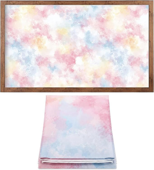 Mindsoft Bulletin Board Paper 48'' x 107'' Class Boards for Classroom Bulletin Boards Everyone is Welcome Classroom Board Decor Pillows Curtains Crafts(Tie Dye,1 Pc)