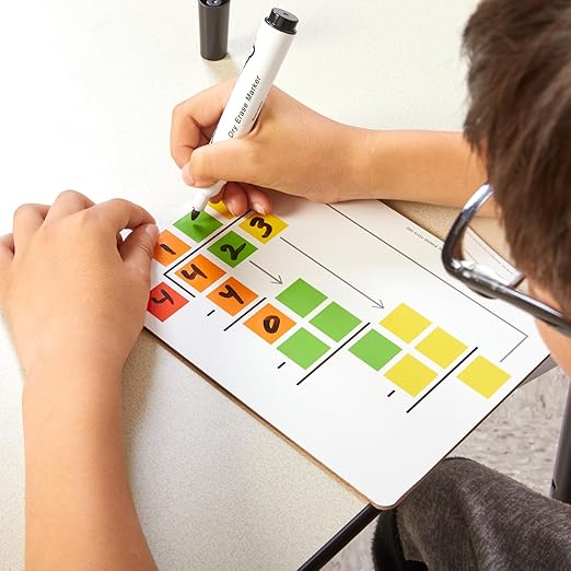Really Good Stuff Beginning Long Division Dry-Erase Boards - 6 Boards