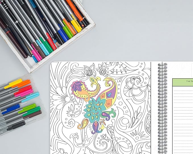 Dated Annual Color Your Year 2026 Planner, Full Calendar Year, Large (8.5" by 11")