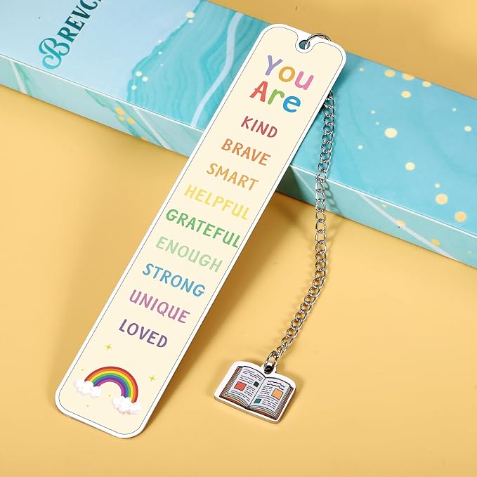 Bookmarks for Kids, Book Marks for Reading Kid, Preschool End of Year Gifts for Kids, Kindergarten Back to School Gift for Student, 5th 8th Grade School Supplies for Boys Girls, Dorm Room Essentials