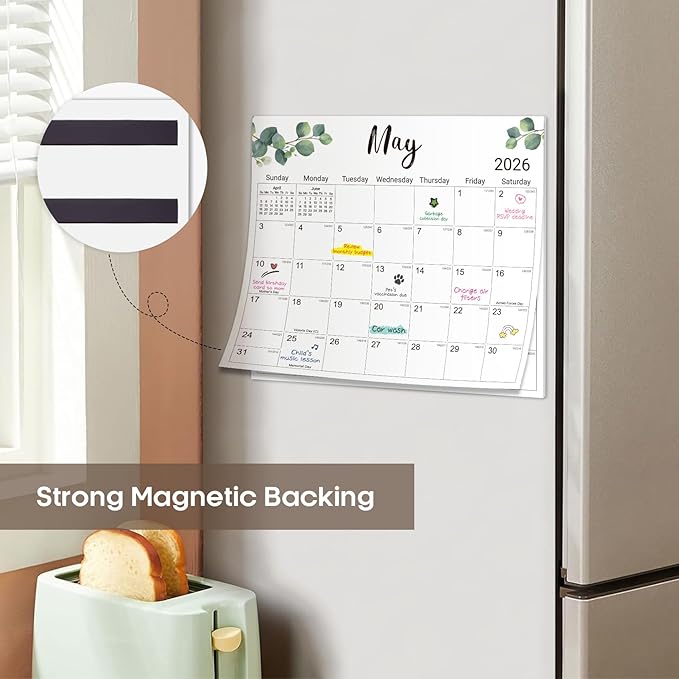 Magnetic Calendar and Academic Planner