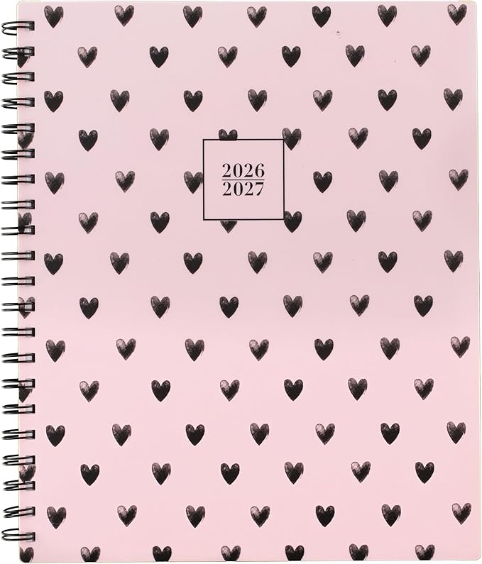 Cambridge Planner 2026-2027 Weekly & Monthly Academic 12-Month July-June, 8-1/2" x 11", Cherish (1800-905A)