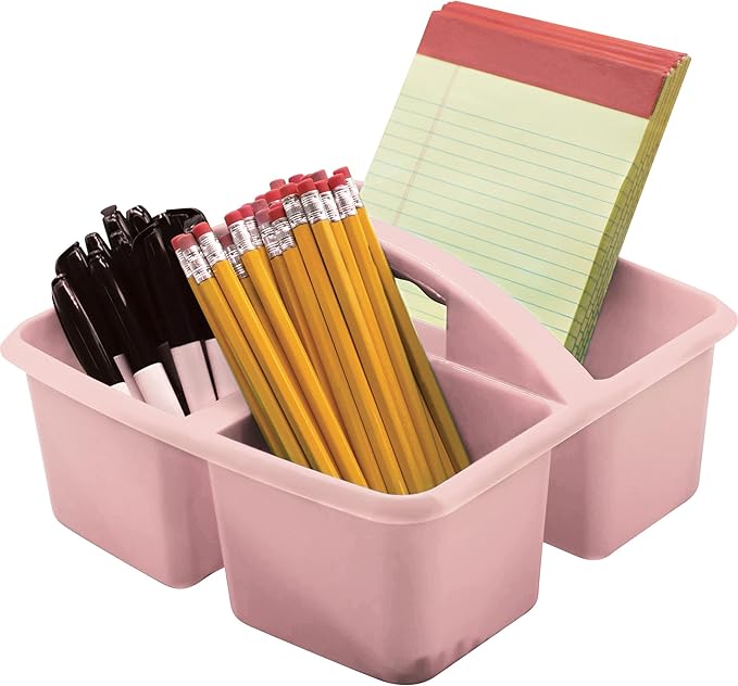 Teacher Created Resources® Storage Caddy, Light Pink