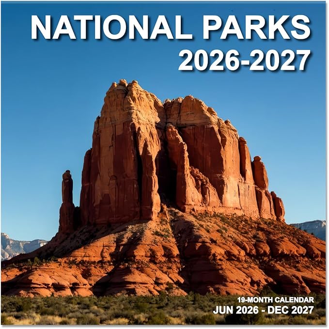 2026-2027 Calendar for Wall, Calendar 2026-2027 from June 2026 - December 2027, 12" x 24" Opened 19 Months Calendar, Full Page Months Thick & Sturdy Paper